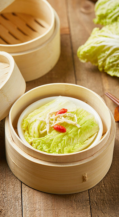 浓香鸡汤娃娃菜